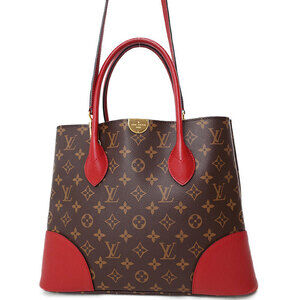 Louis Vuitton Monogram Leather Brown Flandrin Leather Shoulder Bag Brown